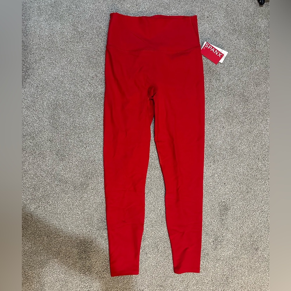 SPANX Vivid Red Leggings
